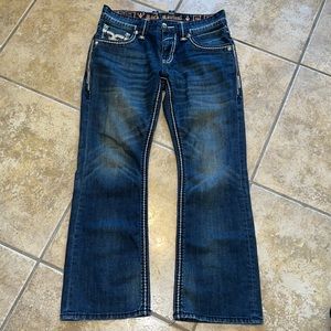 Rock Revival Selvin Slim Boot Jeans Size 32